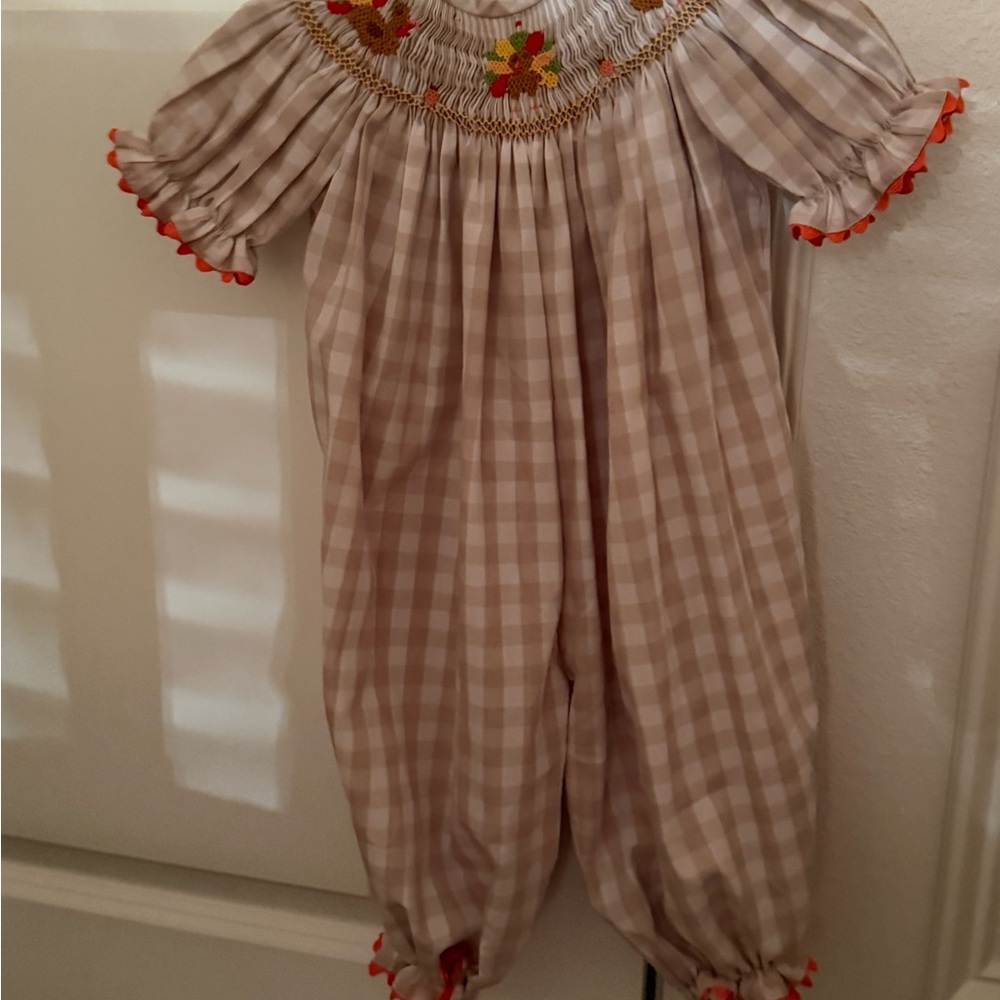 Plaid Kids One Piece Footie